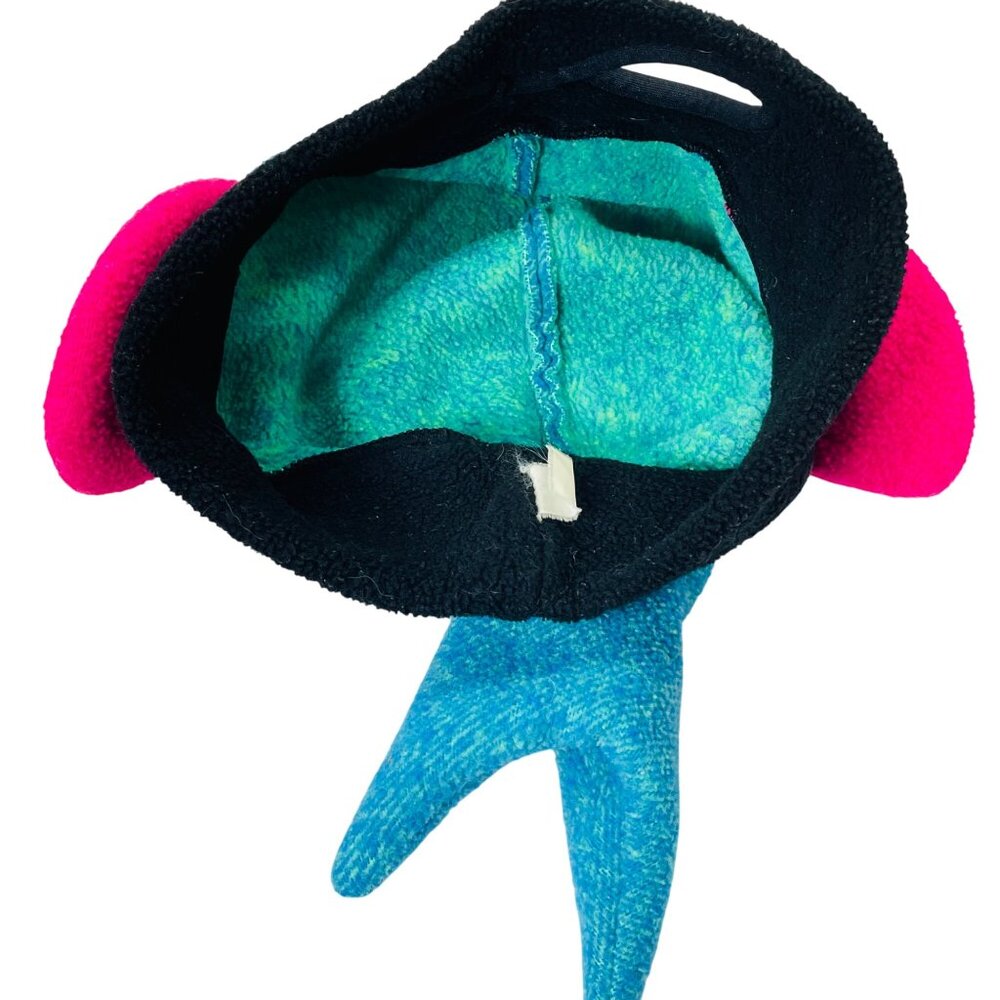 Bula Whimsical Whale Fish Mask Hat For Kids & Adults In Teal Pink Vintage - Picture 8 of 12
